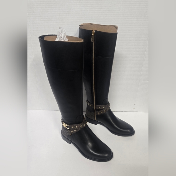 Michael Kors Black Knee-High Boots - Picture 1 of 7